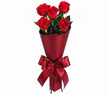 Букет 5 Красных роз Эдлесс Лав в Яндаре