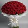Букет 101 Красная роза Блэк Мэджик в Яндаре