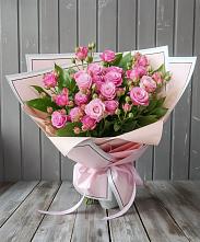 Букет Розовый кустик в Яндаре