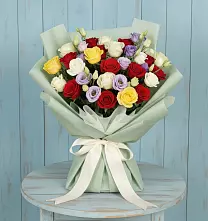 Букет цветов из:  Розы в Яндаре