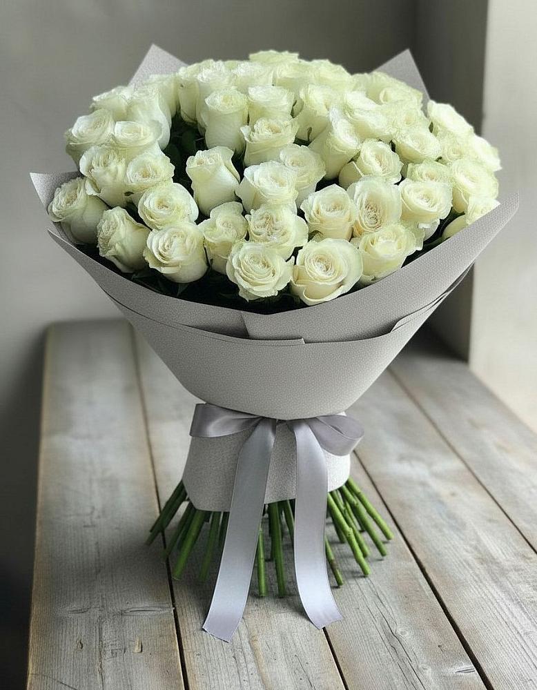 Букет 35 Белых роз в Яндаре