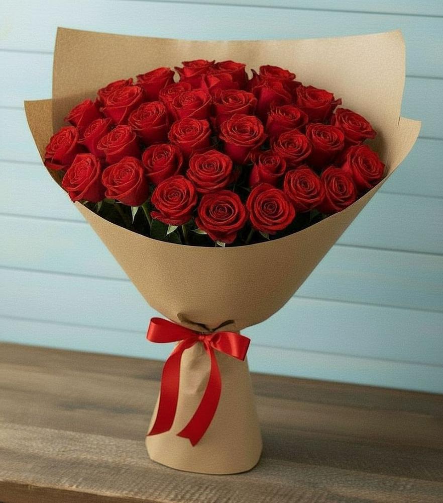 Букет Красные розы Милано в Яндаре