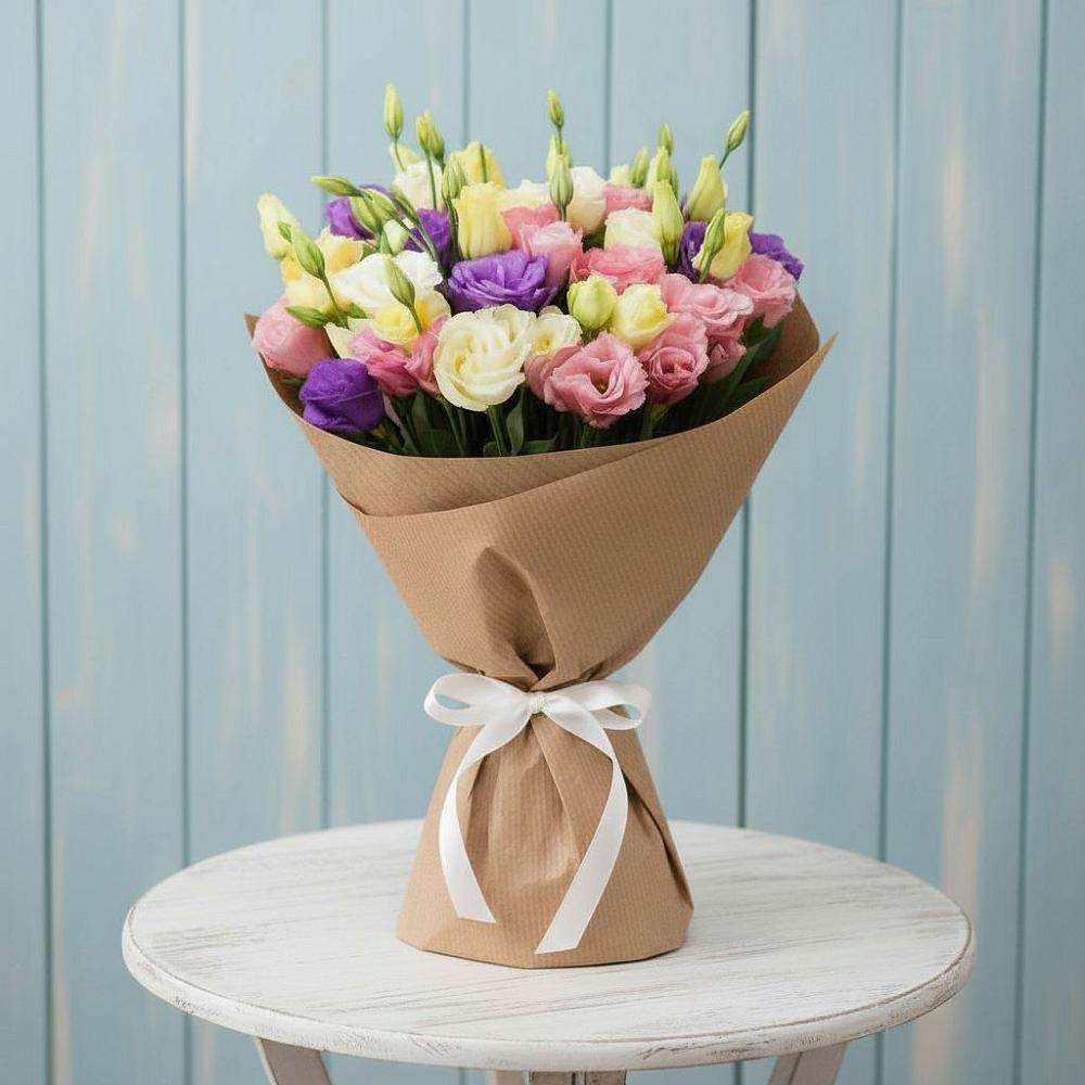 Букет цветов из: Лизиантусы в Яндаре