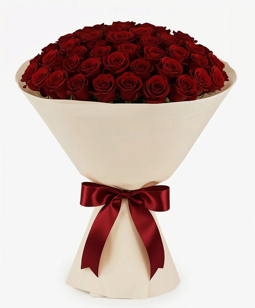 Букет 101 Бордовая роза Блэк Бакарра в Яндаре