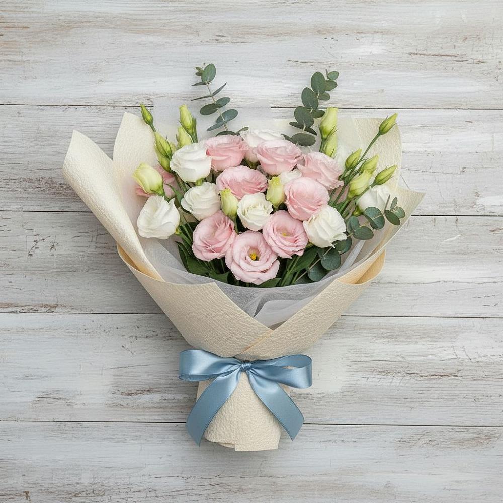 Букет цветов из: Лизиантусы в Яндаре